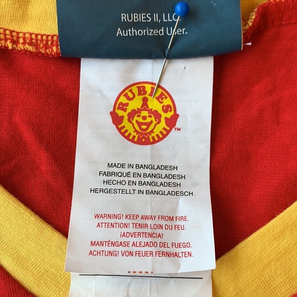 🎉HP🎉 Girl’s Wonder Woman Top w/CAPE! Sz M - Picture 7 of 12